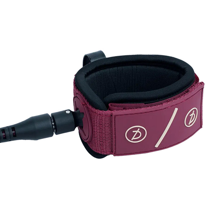 Deflow 8ft 7mm Performance leash burgundy