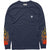 Vissla Fire Boys LS Tee - dark denim