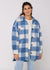 Sisstrevolution Marbella LS Overshirt - Blue Fog