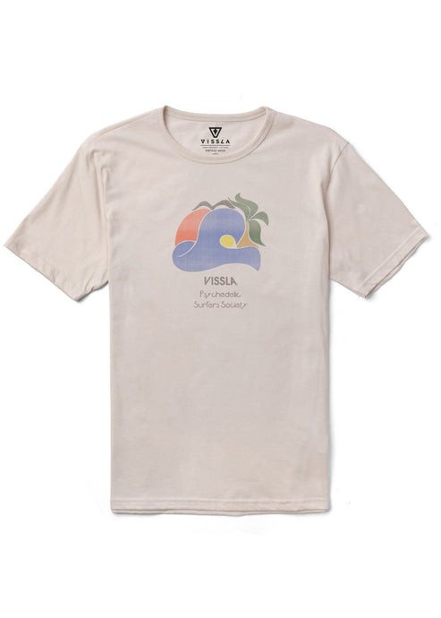 Vissla Psychedelic Wave Organic Tee - Bone