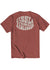 Vissla Raditude Organic Tee - Rusty Red