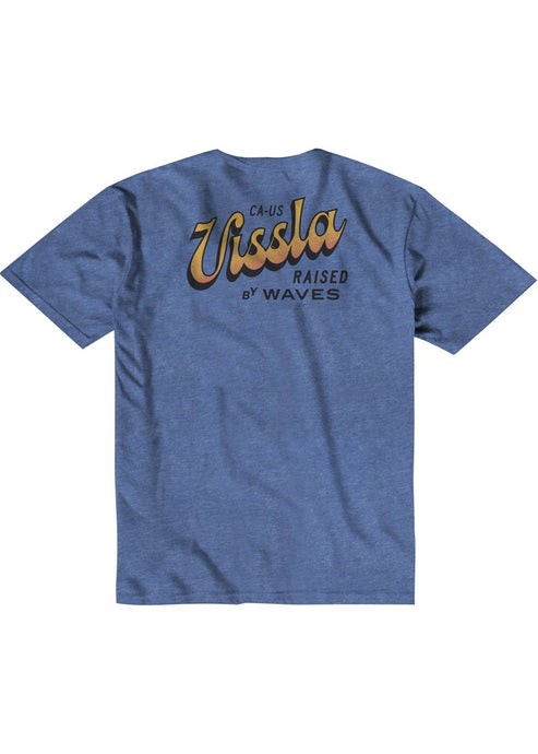 Vissla Sunset Shadows Boys Tee-royal heather