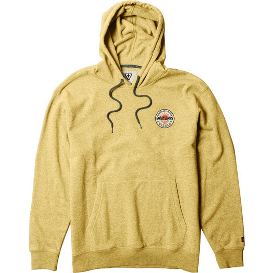 Vissla Coastal Eco PO Hoodie-Gold Coral Heather