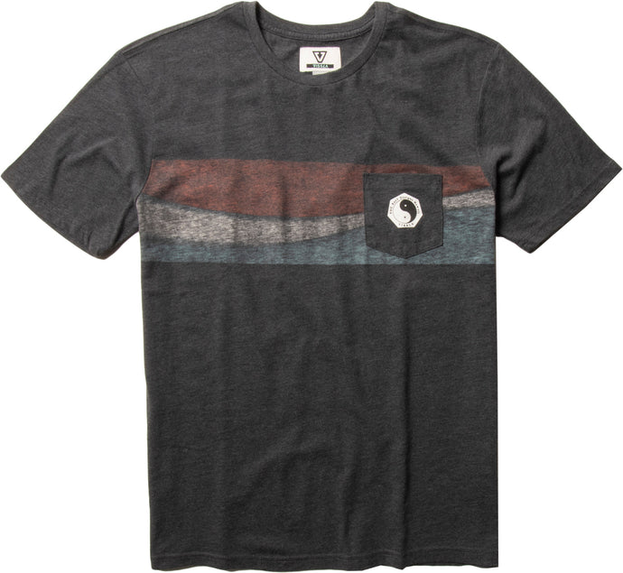 Vissla T&C Slider Pocket Tee - Black Heather