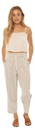 Sisstrevolution easy Trails woven pant - vintage white