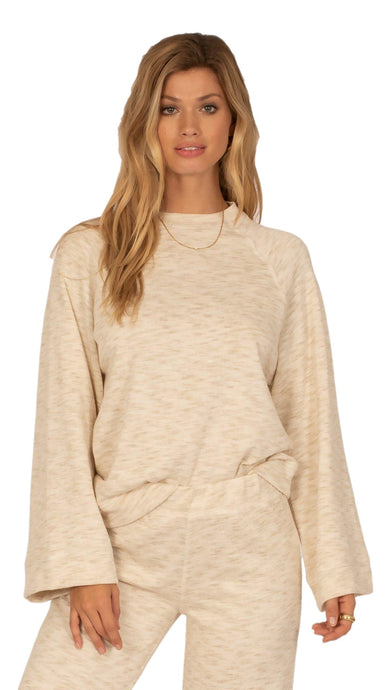 Amuse society Out of office knit pullover - casa blanca