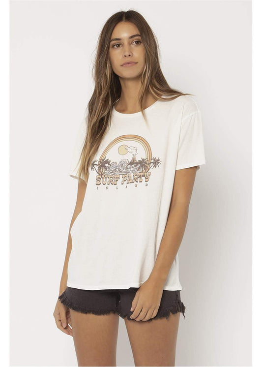 Sisstrevolution Island party tee -  vintage white