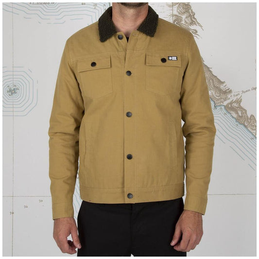 Salty Crew Bait Barge workwear brown jacket