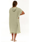 Sisstrevolution Sunny side Hooded Towel - palm green