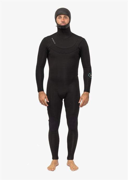 Vissla  New Seas 5-4 Hooded V-Zip Wetsuit