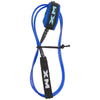 XM surf more - double swivel leash - 6' comp - blue