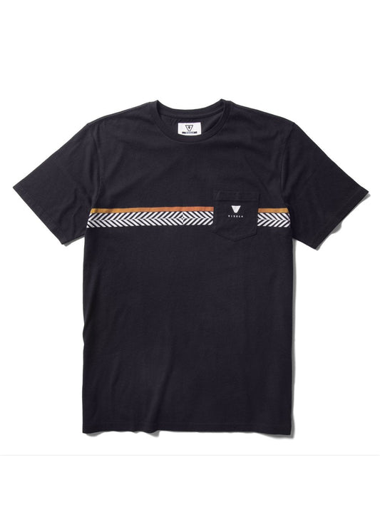 Vissla Woodside SS PKT Tee - Black