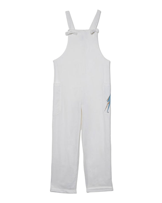 Lightning Bolt Strike Jumpsuit / egret