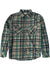 Vissla Eco-Zy LS Polar Flannel- Smokey Jade