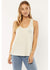 Sisstrevolution Sisstr Surf Knit Tank - vintage white