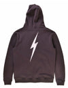 Lightning bolt Brewer zip hood - phantom