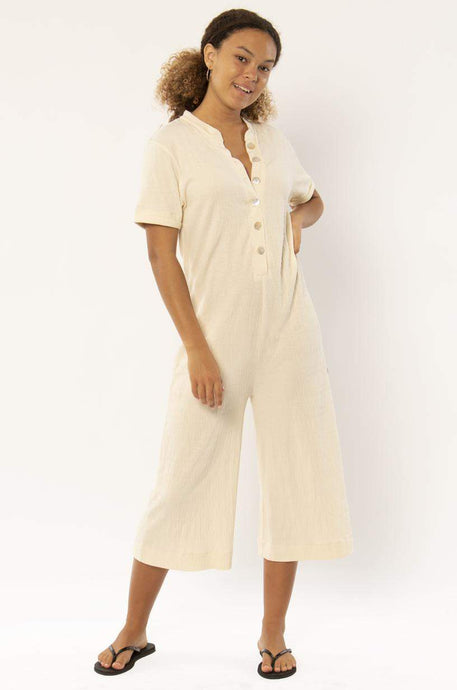 Sisstrevolution Ashton jump suit - coconut