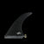 Deflow Cream longboard fin 7" - black