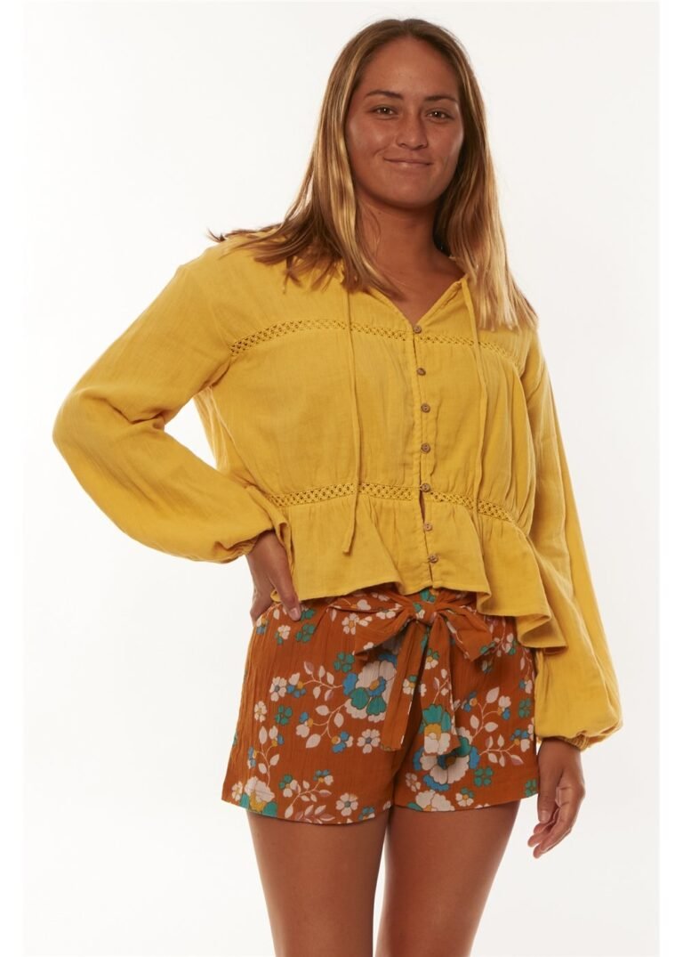 Sisstrevolution Citrus Woven Top