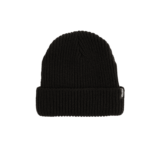 The Dudes Insider Beanie – Black Acrylic Knit Hat
