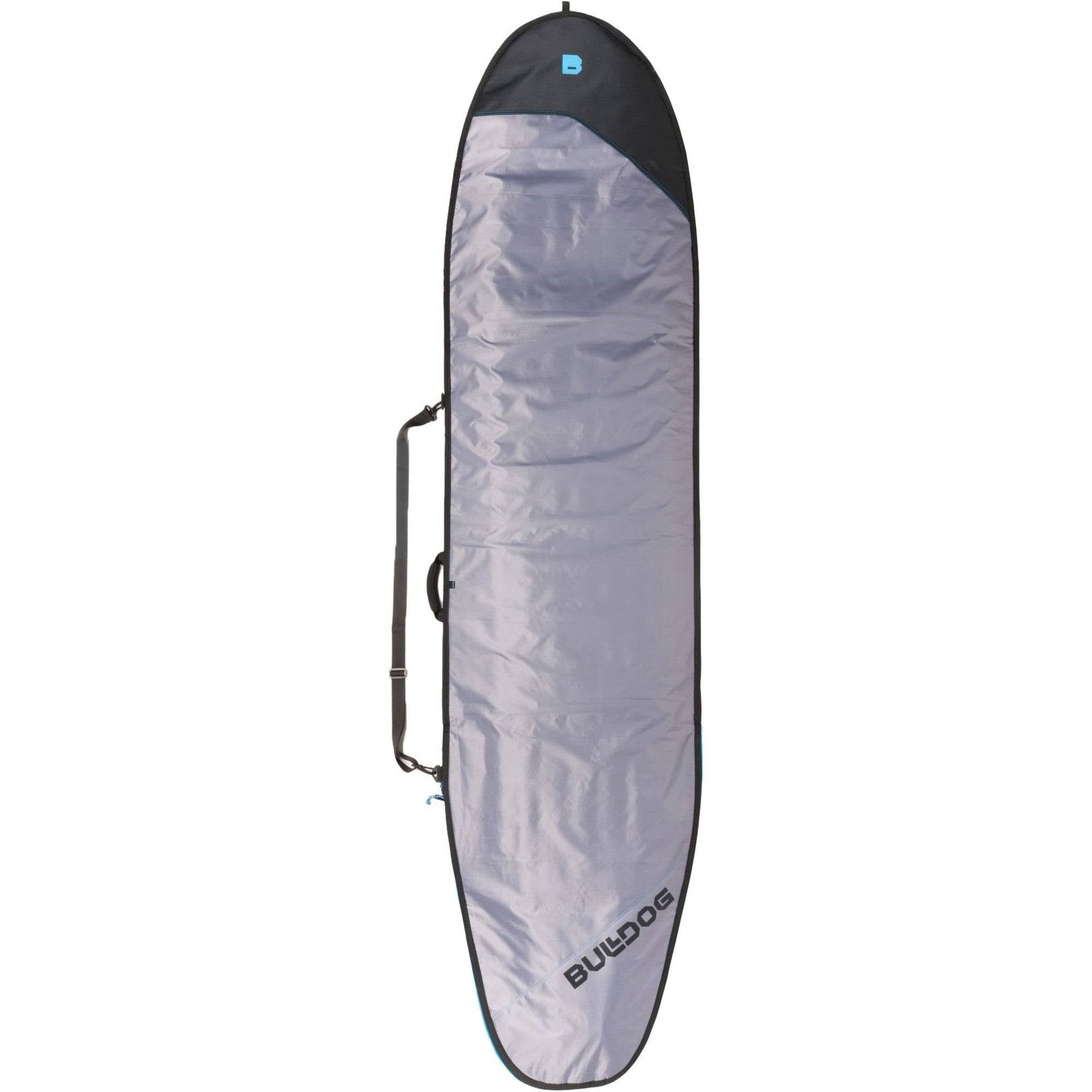 2023_20Bulldog_20Essentials_20Longboard_20Surfboard_20Bag_20BDBBELB_20-_20Grey_20Cyan-_20Main.2000×2000 Bulldog Essentials Longboard Surfboard Bag with Padding and Reinforced Nose