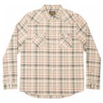 Salty Crew westbound natural L/S flannel shirt