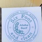 Six Foot and Clean Aloha Surf Soap Bar with geranium and ylang ylang essential oils