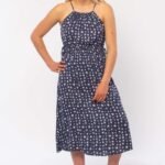 Sisstrevolution Cape Code Wvn Midi Dress - indigo