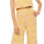 Amuse Society Paradise Pant Cropped Flared Trouser