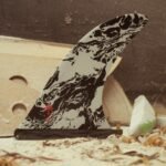 Deflow Self Surfboards Longboard Fin – White 9.75"