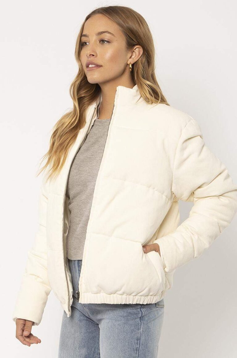 Sisstrevolution Bells Jacket – Quilted Corduroy Puffer in Cotton