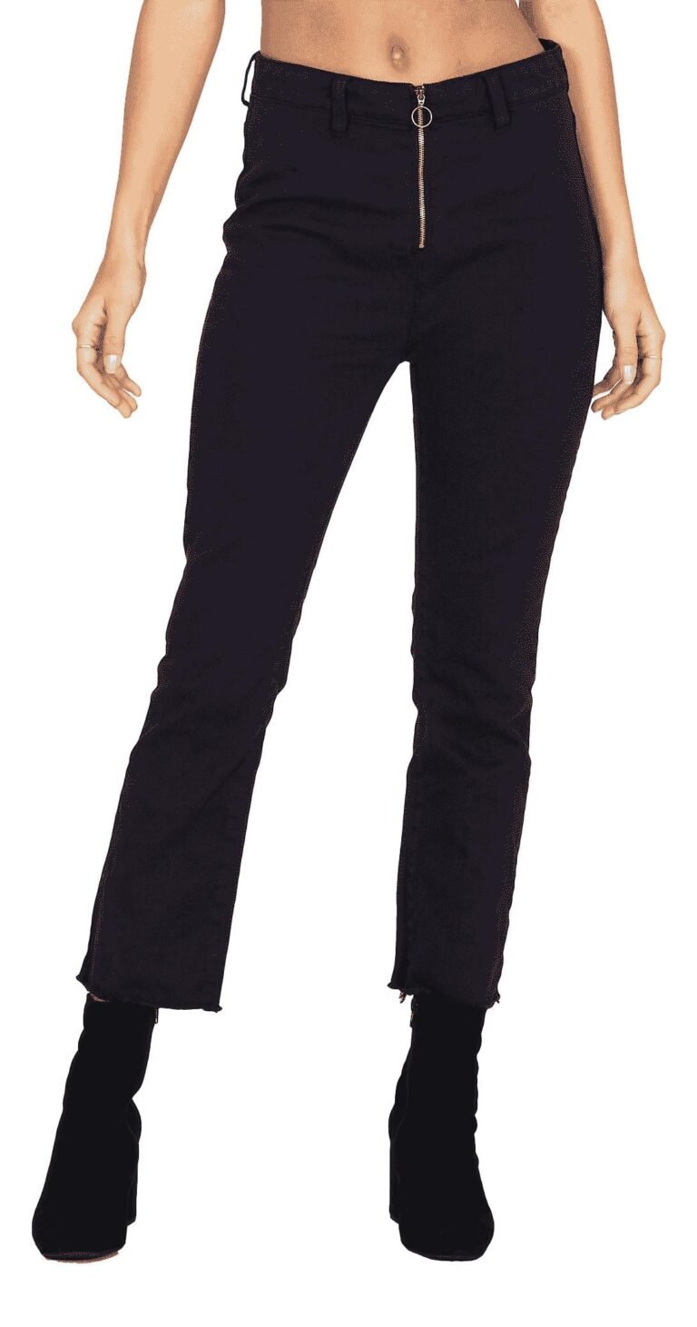 Amuse Society Skyline Denim Pant High-Rise Cotton