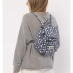 Sisstrevolution Sunshine Days Mini Backpack compact printed cotton canvas bag with metal zip