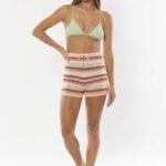 Sisstrevolution Empty Room Knit Short - Rust, Comfortable Knit Shorts