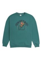 Sisstrevolution Stay Wild Crew Fleece Vintage Green