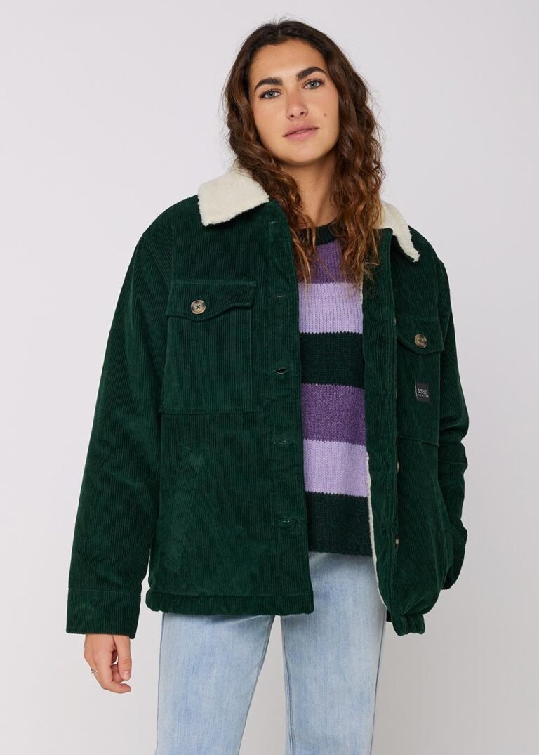 Sisstrevolution Loewy Oversized Jacket Sherpa Lined Winter Coat