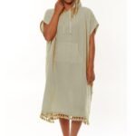 Sisstrevolution Sunny Side Hooded Towel cotton surf poncho