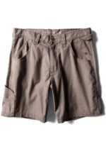 Vissla Pismo Painter 20" walkshort in cork color, front view.
