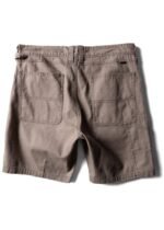 Vissla Pismo Painter 20" walkshort in cork color, back view.
