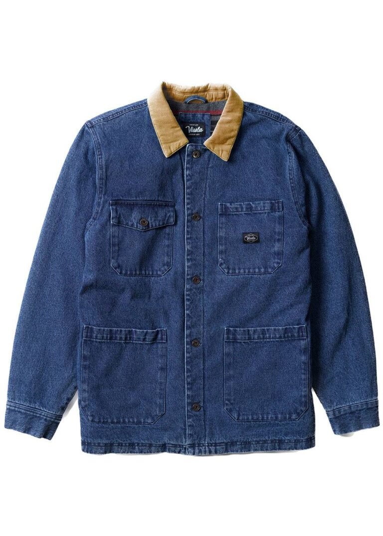 Vissla Peterson Jacket cotton canvas chore coat with lining