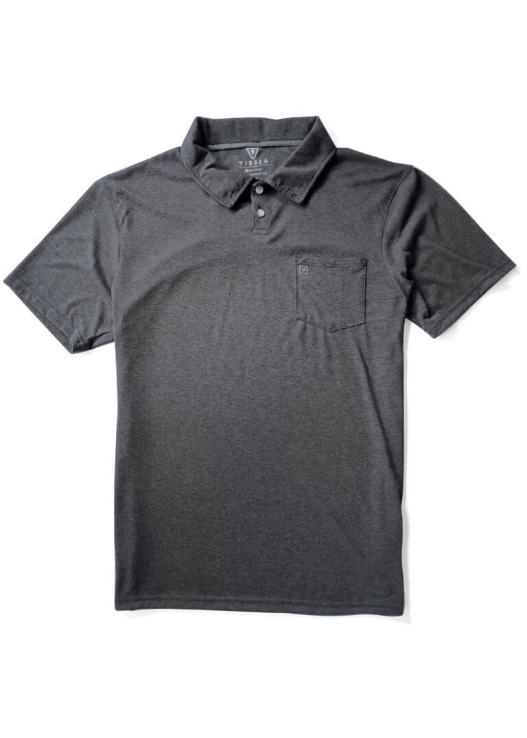 Vissla Hy-Lite Eco SS Polo – sustainable lightweight short sleeve performance polo
