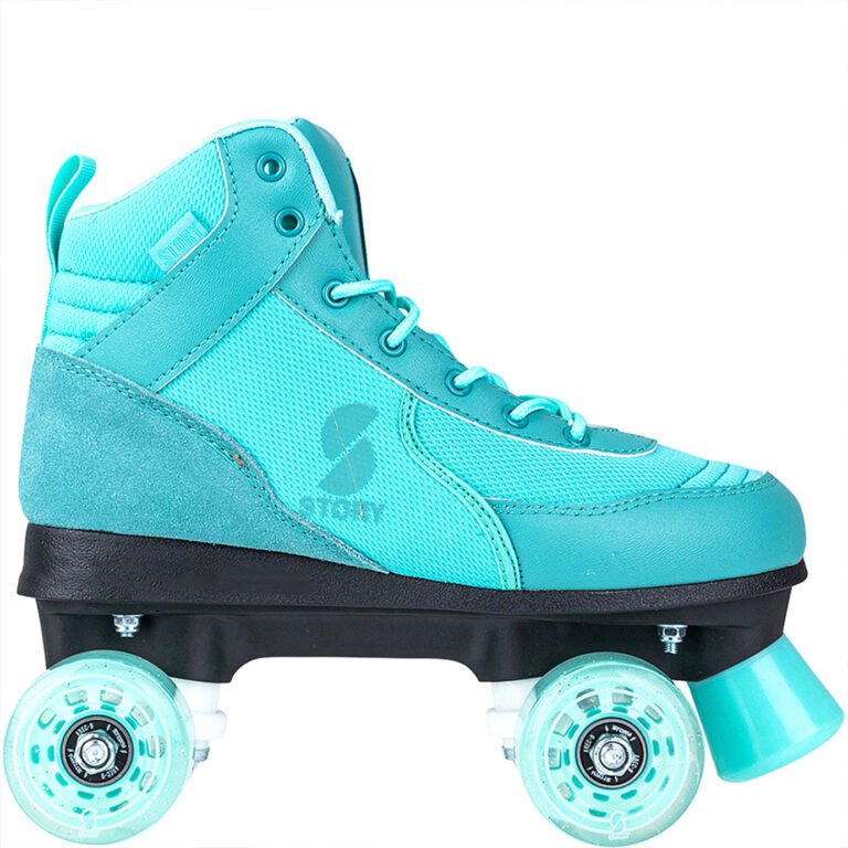 Story Cooper Side by Side Skates offer comfort, smooth rolling & retro style with PU wheels, ABEC-7 bearings, and cushioned suede boots. Ideal for girls & women.