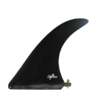 Deflow Cream 7 Black Single Longboard Fin