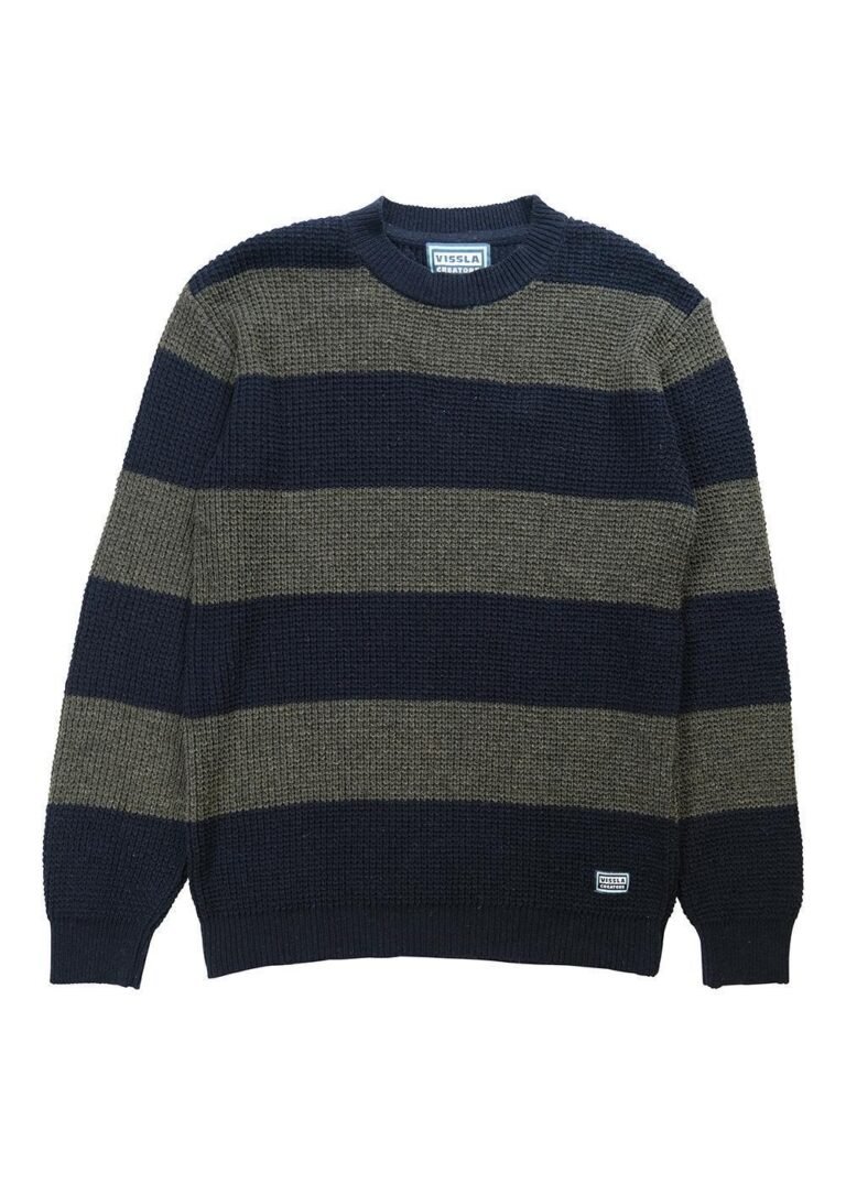 Vissla Creators Oaxaca Eco Crew Sweater – sustainable midweight crew with recycled yarns