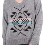 Passenger Sycamore Knitted Sweater women’s relaxed v-neck jumper