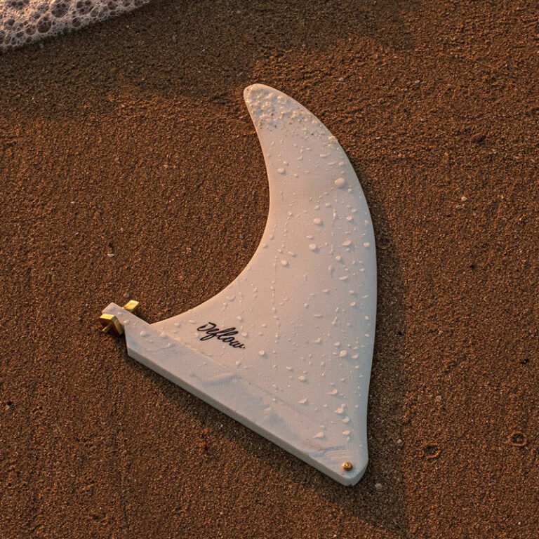 Deflow Cream 8 White Longboard Fin