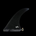 Deflow Cream 8.5 Black Single Longboard Fin