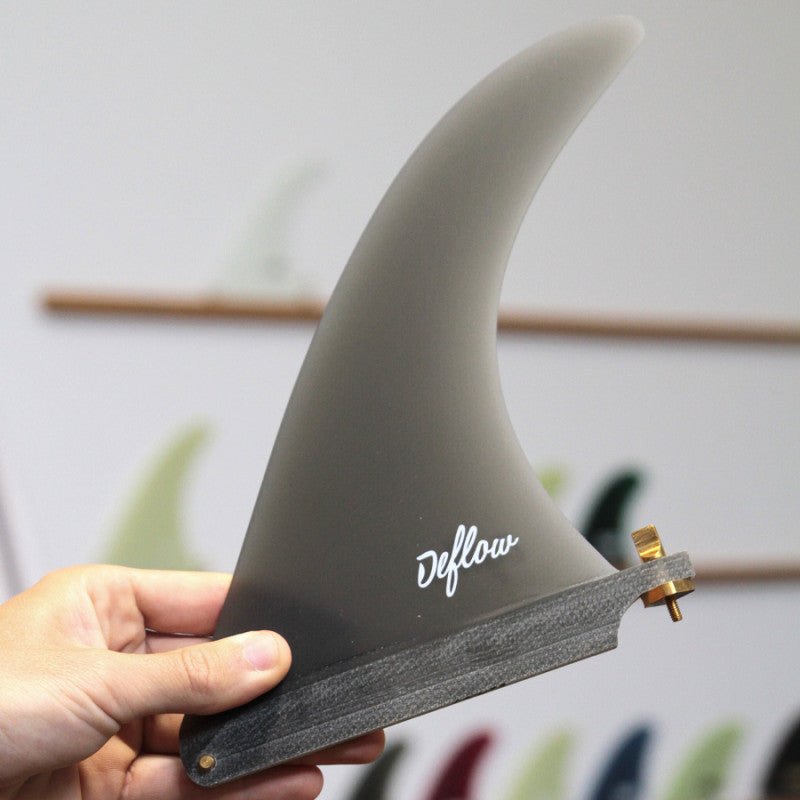 cream-grey-7 Deflow Cream 7" Longboard Fin Grey