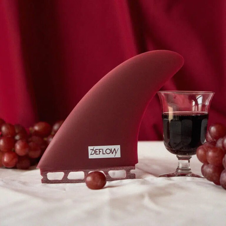 Deflow Duette Twin Fins Burgundy Full Tab