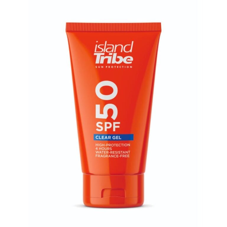 Island Tribe SPF 50 Clear Gel 100 ml – Water-Resistant Sun Protection